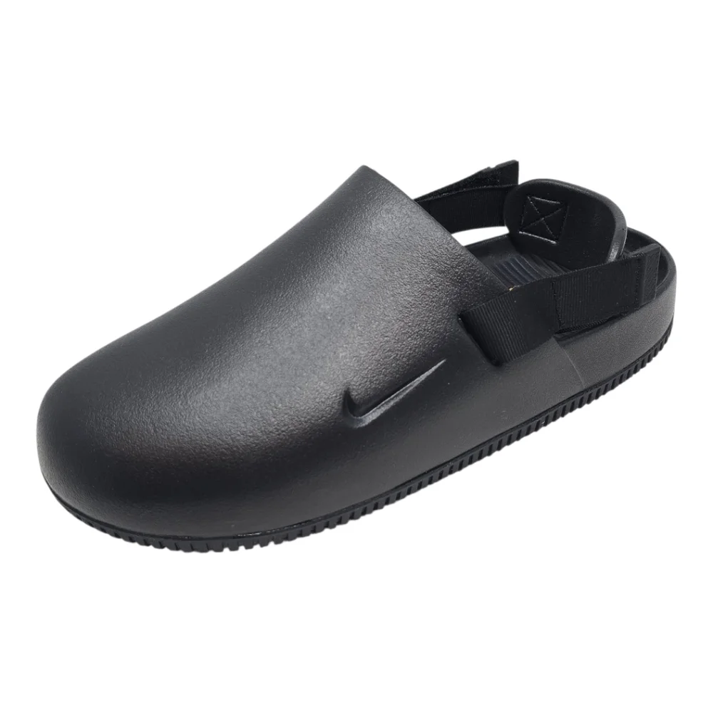 NIKE CALM MULE NA STRAP CASUAL SHOES TRIPLE BLACK MEN'S Size's FD5130-001